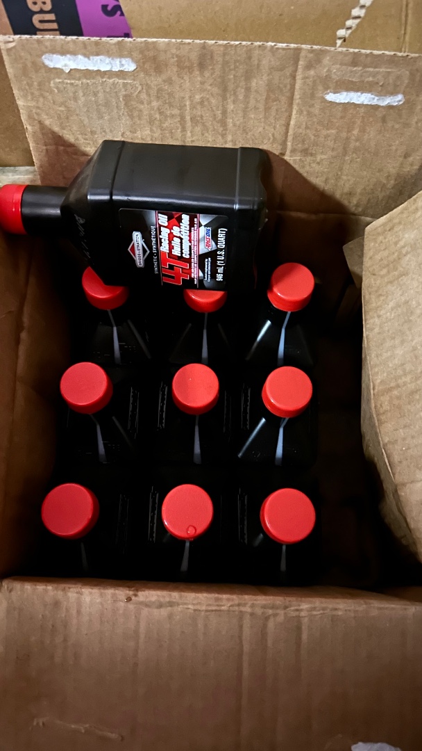 10 bottles of oil